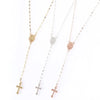 Vintage Christian Cross Bohemia Religious Rosary Pendant Necklace for Women Charm Jewelry Gifts - Image 2