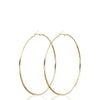 Large Thin Hoop Earrings in Stainless Steel 30mm to 100mm - Image 7