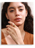 Size 678 White Green Zirconia 4 Layered Stacked Ring Golden Pvd Plated Stainless Steel Jewelry Accessories - Image 13