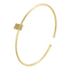 Gold Plated Micro-Set Zirconia 26 Letters A-Z Simple Unisex Bracelet Lucky Letters Bracelet Golden - Image 20