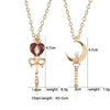 Girl Crystal Cosplay Pendant Necklace Cosplay Props Necklace Anime For Sailor Moon Loving Magic Wand Accessories - Image 6