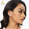 1 Pair Implant Grade Titanium Stud Earrings for Men Women 2-6mm White Zircon Simple Initial Ear Piercing Jewelry Small Gifts - Image 6