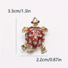 Cute Women Kids Turtle Transparent Rhinestone Brooches Pins Classic Shiny Boutique Decoration Animal Badges Corsage - Image 29