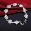 charm Silver Bracelet for man woman Twisted rope chain jewelry Wedding party Christmas gift - Image 23