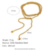 Creative Multipile Layers Square Pearl Necklace Gold Plated Stainless Steel Women Party Statement Jewerly - Image 7