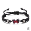 Woven Butterfly Flower Cord Bracelet with Adjustable Length - Image 11