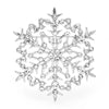 Beauty Snowflake Brooches For Women Unisex 2-color Christmas Year Winter Flower Party Brooch Pin Gifts - Image 2