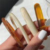 Acrylic Resin Geometric Bracelets for Women Minimalist Chic Irregular Marbling Round Cuff Bangle Party Jewelry Gift - Image 6