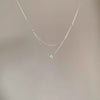 Silver Double Necklace Personality Charm Women's Pendant Simple Style Choker Birthday Gift Jewelry - Image 4