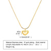Women's Dainty Locket Heart Pendant Necklaces, Openable Shell Pendants, Gold Color Stainless Steel Shell Photo Frame Necklace - Image 7