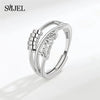 Metal Balls Fidget Rings Adjustable for Women Stress Relieve Finger Jewelry Rotatable Beads Ring Accessories - Image 13