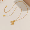 Double-Layer Chain Necklace with Geometric Pendant Options - Image 34