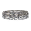 Faceted Glass Bead Stretch Bracelet in Multiple Colors - Image 10