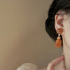 Vintage Irregular Resin Drop Dangle Earrings For Women Geometric Water Droplet Earrings Wedding Ear Jewelry K - Image 2