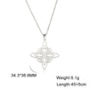 Stainless Steel Witchcraft Witch Knot Geometry Long Chain Necklace for Women Viking Pendant Chain Necklace Jewelry Gifts - Image 7