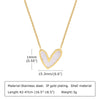 Women's Dainty Locket Heart Pendant Necklaces, Openable Shell Pendants, Gold Color Stainless Steel Shell Photo Frame Necklace - Image 9