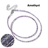 Faceted Gemstones Necklace 2mm Beads Quartz Crystal Tourmaline Lapis Shining Stone Beaded Necklace Choker Jewelry - Image 7
