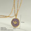 Bohemian Enamel Moon Star Necklace For Women Cute Shell Heart Collars Stainless Steel Long Chain Choker Summer Beach Jewelry - Image 20