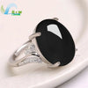 Red Agate Jade Ring Female Opening Adjustable Simple Style Chalcedony Silver Ring for Mom Women Rings Jewelry Gift - Image 16