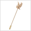 Simple Clothes Decorative Accessory Maple Ginkgo Leaf Feather Deer Eagle Rabbit Bee Lotus Flower Badge Long Brooch Pins Ornament - Image 22