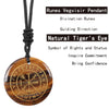 Crystal Mysterious Viking Compass Symbol Pendant Guardian Style Men's and Women's Jewelry Necklaces - Image 15