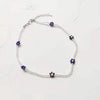 Glass Bead Choker Necklace with Flower-Shaped Bead Details - Image 7
