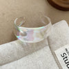 Irregular Geometric Acrylic Cuff Bracelet in Multiple Styles - Image 27