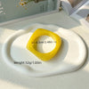 3Pcs/Set Exaggeration Yellow Coffee Acrylic Geometric Irregular Wide Cuff Bangles Women Resin Bracelets Jewelry - Image 6