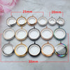 7pcs/lot Magnetic Closure 20mm/25mm/30mm/38mm Stainless Steel Floating Memory Locket Pendant 5 Colors Can Choose - Image 2