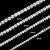 Hip Hop Bling CZ Tennis Bracelet Cubic Zirconia Iced Out For Women 3/4/5/6mm Width 1Row Tennis Chain Men - Image 8