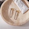 Mixed Color Long Tassel Earrings For Women Minimalist Gold Plated Stainless Steel Earrings Jewelry Gift - Image 6
