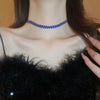 Colorful Rhinestone Choker Necklace with Multiple Color Options - Image 16