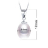 Pearl Pendant Necklace with 6 to 10 mm Pearls - Image 5