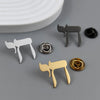 316L Stainless Steel Gold Plated Hebrew Chai Symbol Lapel Pin Minimal Letter Brooch Suit Collar Pin Jewelry Gift - Image 1