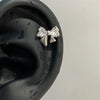 1pcs Quality Shiny Cross Zircon 316L Stainless Steel Ear Bone Nail Y2K Style Silver Color Earring for Women Cochlear Accessories - Image 34
