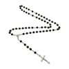 Cross Pendant Long Weater Chains Abs Imitation Pearl Virgin Mary Pendant Prayer Necklace For Women And Men - Image 4