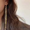 Light Long Tassel Hoop Earrings Korean Style Temperament Love Heart Dangle Earrings Handmade Female Jewelry Wedding Gift - Image 4