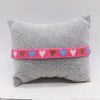 Adjustable Multicolor Heart Bead Bracelet with Woven Pattern - Image 86