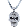Vintage Hip Hop Evil Skull Necklace Metal Skull Pendant Collar Gothic Skull Chain Skull Men and Women Punk Style Jewelry - Image 4