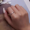Silver Glossy Simple Ring for Women Teens Minimalist Jewelry High Polished Eternity Band Ring Gift 0.18cm - Image 2