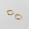 Metal Style Hoop Earrings for Women Heavy Basic Styles Geometric Ear Buckle Vintage Geometry Jewelry Party Gifts - Image 13