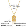 Gold Pvd Plated Stainless Steel Necklace For Women Star Sun Moon Zircon Pendant Necklace Jewelry - Image 9