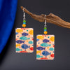 Beach Vacation Style Geometric Round Blue Waves Acrylic Earrings For Women Elegant Casual Charming Ladies Party Jewelry - Image 13