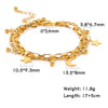 Bracelets Of Women Silver Color Stainless Steel Double Moon Chain Star Beads Bangles Minimalist Female Jewelry Accessories - Image 13