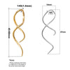 1pc Twist Drop Piercing Earrings Cartilage Hoop Earring for Women Men Steel Tragus Piercings Jewelry - Image 5