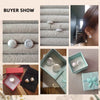 Women Big Baroque Button Pearl Earrings Freshwater Cultured Biwa Coin Pearls Silver Mounts Stud Earrings Jewelry - Image 6