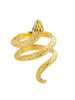 316L Gold Plated Stainless Steel Snake Rings For Women Men Open Adjustable Ring Vintage Gothic Aesthetic Jewelry - Image 12