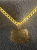 Gold Rope Chain Necklace Nugget Heart Pendant - Image 5