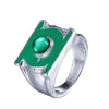 Superhero Green Lantern Ring Silver Plated Charm Jewelry For Men Replica Men Gifts - Image 7