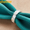 Silver Ring Classics Roman Numeral Rings For Women Men Party Dinner Wedding Jewelry - Image 2